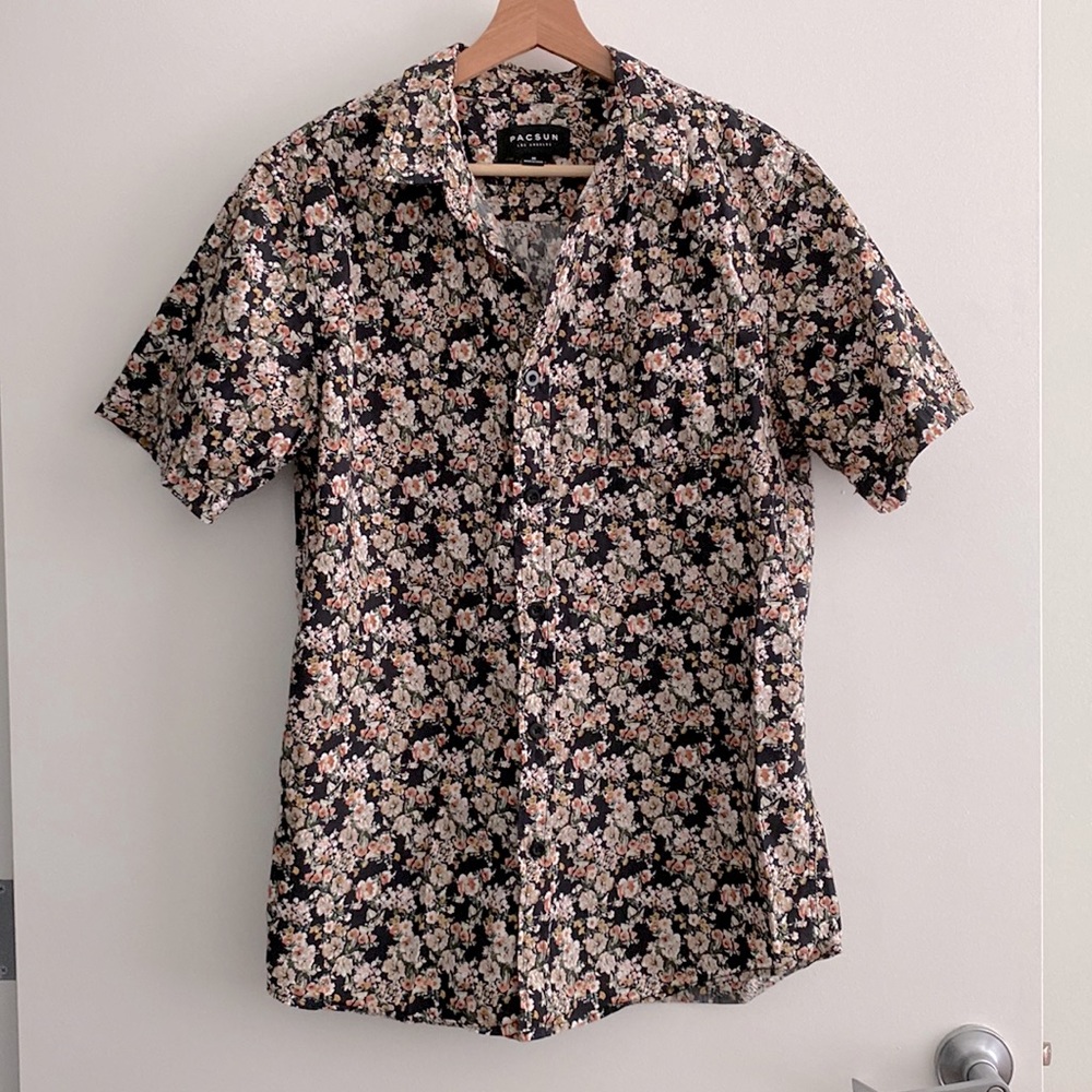 Pacsun floral men’s button down